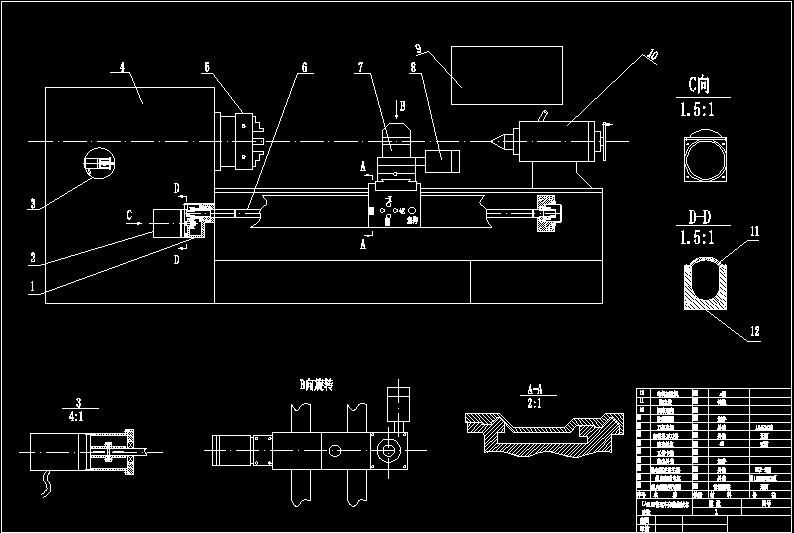 CA6150ͨ܇(sh)ؼg(sh)ΈD