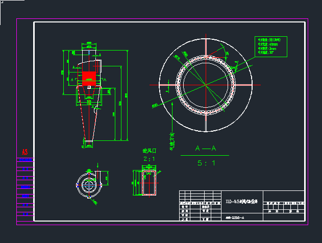 XLD-9.5LʽmOcadDh(hun)dwgD
